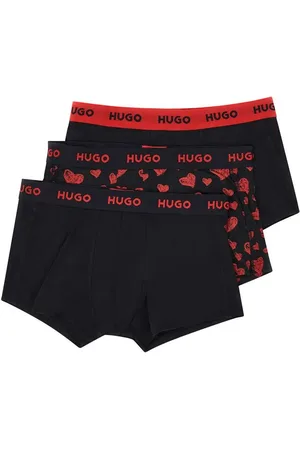 HUGO BOSS Logo-waistband briefs (pack of three)