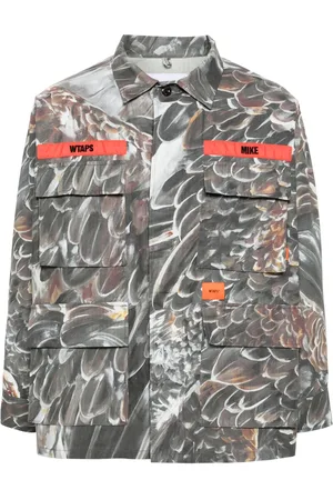 Wtaps Camouflage-print cotton shirt jacket