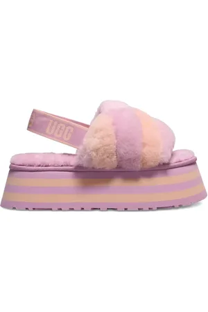 UGG Disco Stripe "Purple/ " slides
