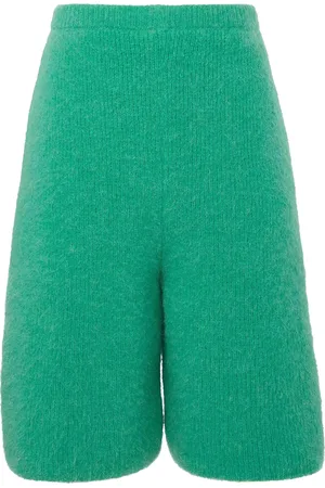 J.W.Anderson Logo-appliqué knit bermuda shorts
