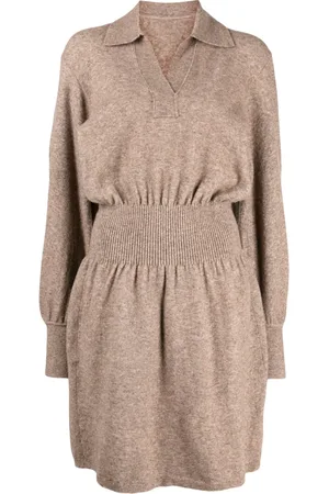 JNBY Ribbed-detail knitted midi dress