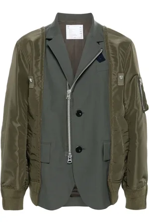 SACAI Suiting-style panelled jacket