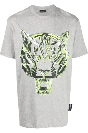 Philipp Plein SS Chrome Tiger cotton T-shirt