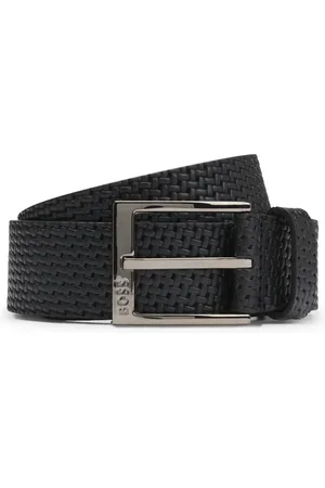 HUGO BOSS Woven leather belt
