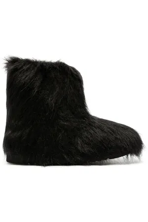 Stand Studio Faux-fur ankle boots