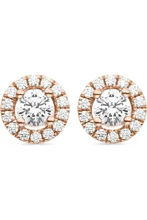 VEYNOU 14kt recycled rose gold Camilla diamond stud earrings