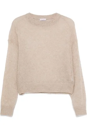 Brunello Cucinelli Metallic-thread sweater