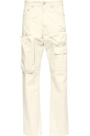 Maison Margiela Straight-leg cotton cargo trousers