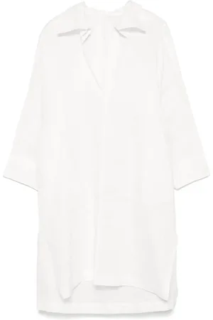 Issey Miyake V-neck midi dress