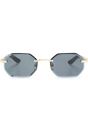Cartier Geometric rimless sunglasses