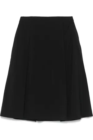 VALENTINO GARAVANI 1990s double-pleat skirt