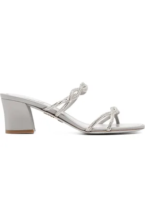 RENE CAOVILLA 55mm crystal-embellishment sandals