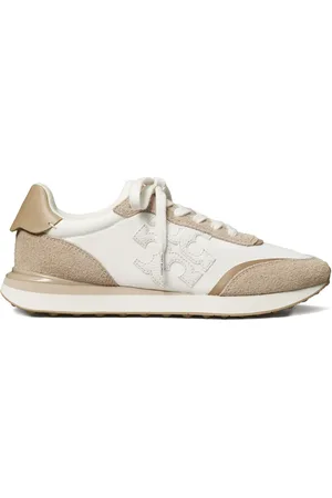 Tory Burch Destiny suede-panel sneakers