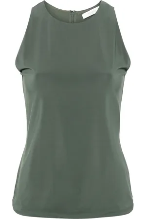 Max Mara Harald vertical-seamed jersey top