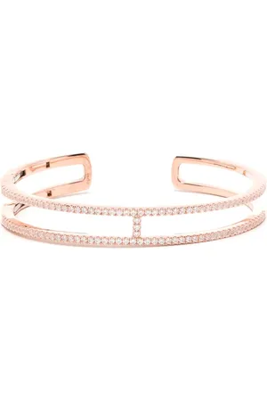 APM Monaco Double Line Pavé cuff