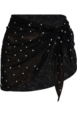 Oseree Sequinned beach cover-up