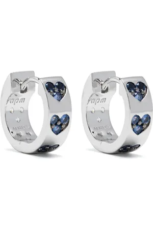 APM Monaco Heart huggie earrings