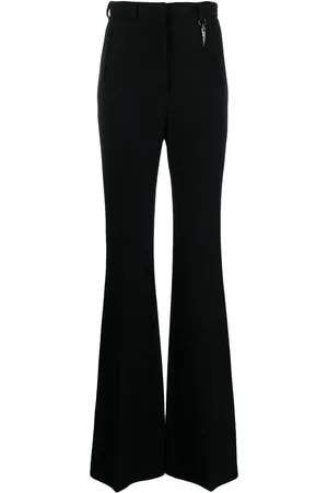 Roberto Cavalli High-waist flared wool trousers