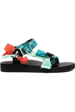 Arizona Love Trekky Mix bandana-print sandals