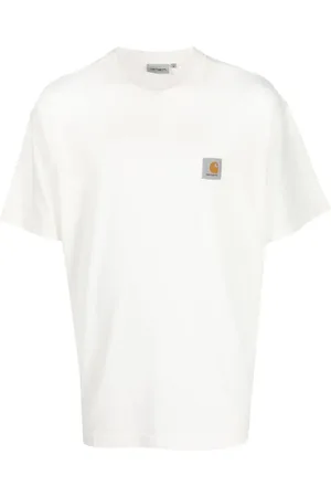 Carhartt Nelson logo-patch short-sleeve cotton T-shirt