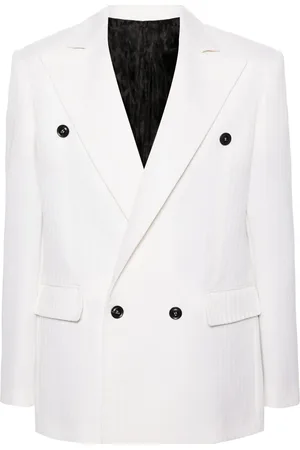 Roberto Cavalli Double-breasted virgin-wool blazer