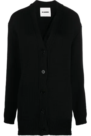 Jil Sander Asymmetric button wool cardigan