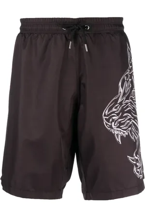 Philipp Plein Logo-print swim shorts