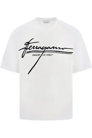 Salvatore Ferragamo Logo-print cotton T-shirt