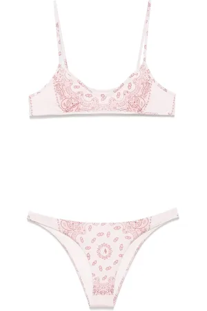 The Attico Paisley-print bikini