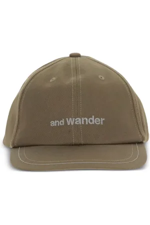 and wander Logo-embroidered cap