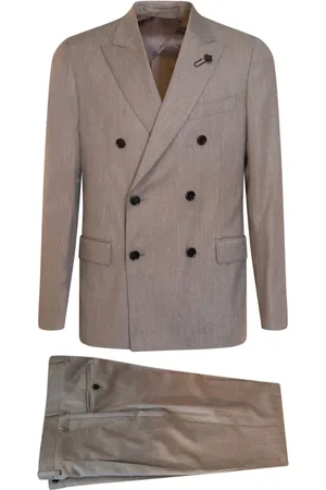 LARDINI Double-breasted two-piece suit