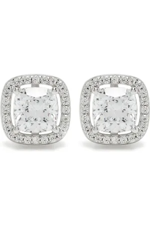 APM Monaco Embellished square stud earrings