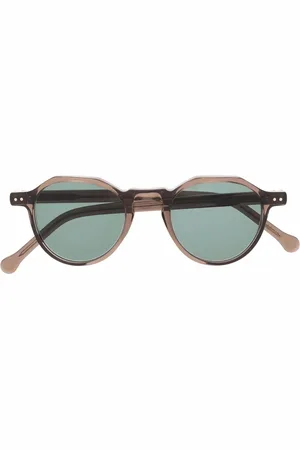 LESCA Icon 36 round-frame sunglasses