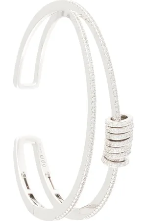 APM Monaco Piercing sliding rings double cuff