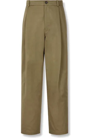 Studio Tomboy Pintuck-detail wide-leg trousers