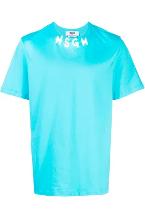 Msgm Logo-print cotton T-shirt