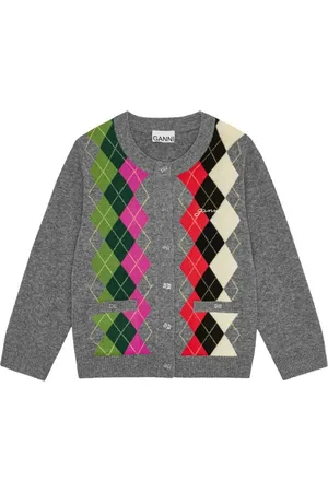 Ganni Argyle-pattern cardigan