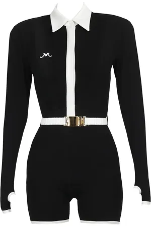 Rowen Rose Belted jersey jumpsuit