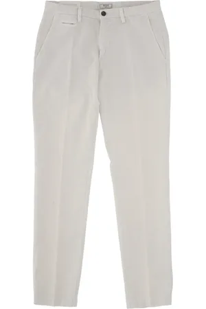 BRIGLIA Pressed-crease trousers