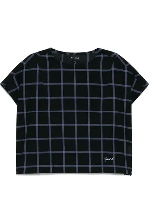 AGNÈS B. Checked top