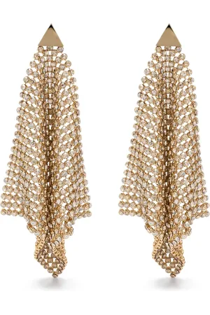 Paco rabanne Crystal-embellished drop earrings