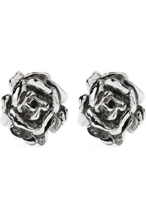BLUMARINE Rose-detail stud earrings