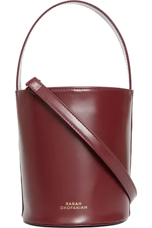 Sarah Chofakian Leather bucket bag