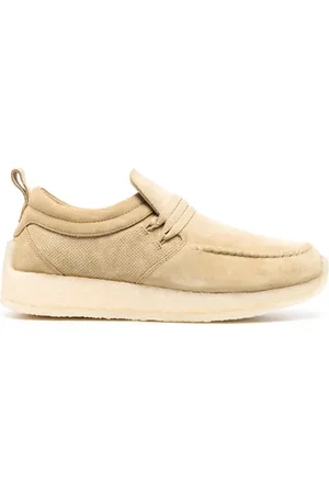 Clarks Lace-up suede loafers