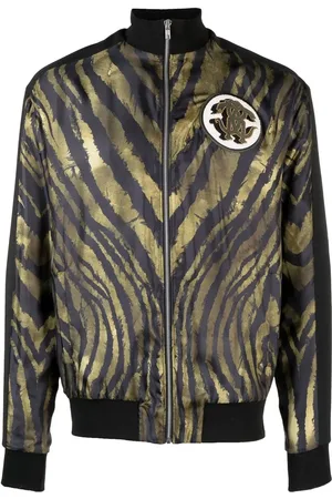 Roberto Cavalli Tiger-print track jacket