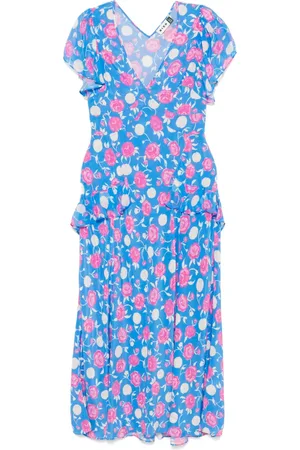 RIXO London Silk midi dress