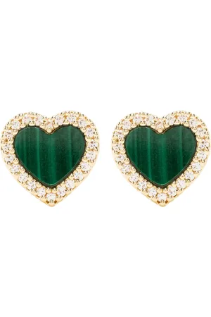 APM Monaco Heart-shaped stud earings
