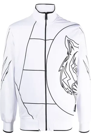 Philipp Plein Tiger Court zip-up sweatshirt