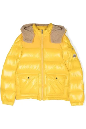Moncler Guazy embroidered logo puffer jacket
