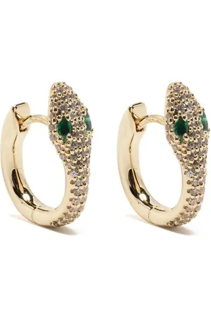 APM Monaco Serpent hoop earrings